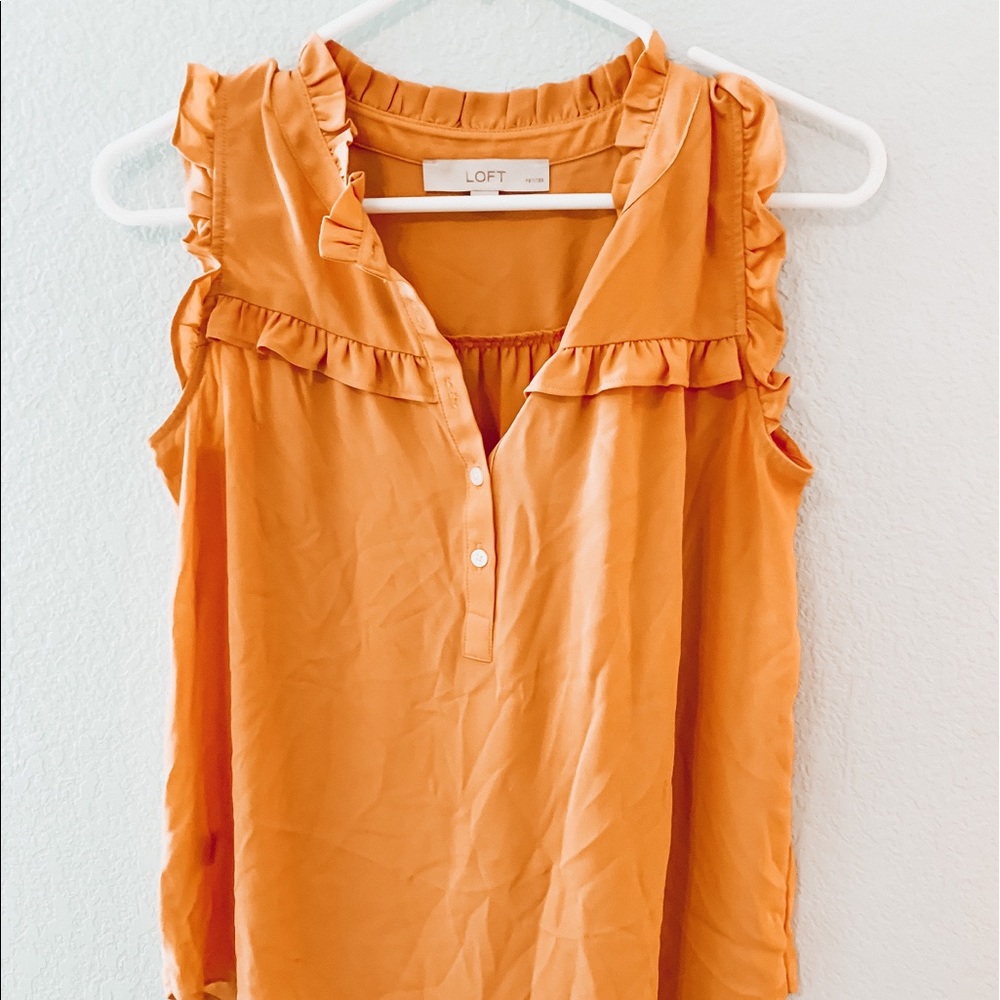 Loft yellow blouse